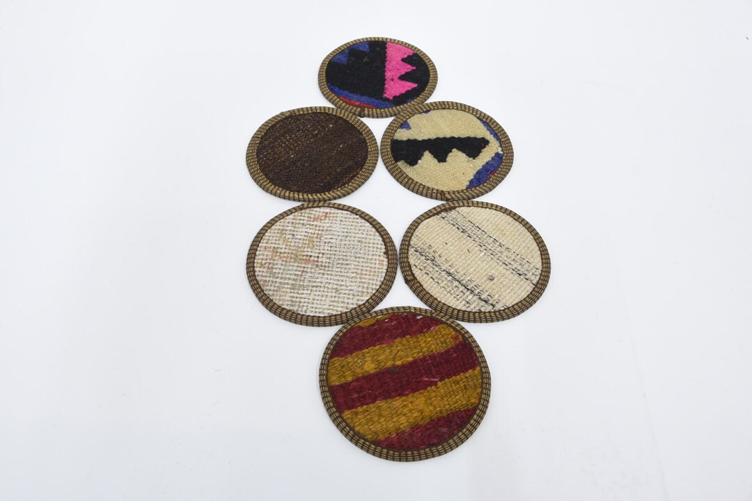 Set of Six, Tea Pad, Coffee Cup Pad, White Pad, Rug Pad, Non Slip ...