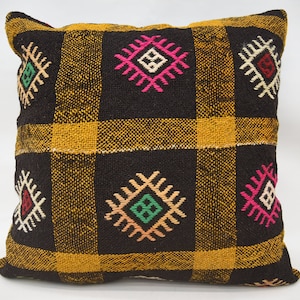 Pillow Covers, Antique Pillows, Designer Pillows, 24x24 Orange Pillow Case, Patterned Pillow Covers, Body Pillow Case, Colorful Pillow, 112