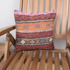 Red Throw Antique, Striped Wool Master Bedroom
