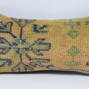 Almohada Kilim, Almohada Corporal, Almohada De Decoración del Hogar, Funda de Cojín Marrón 8x16, Funda de Cojín De Alfombra, Linda Funda De Almohada, Funda de Almohada De Sofá, 1759