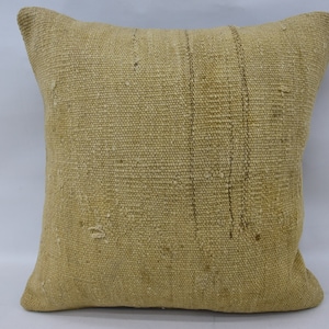 Pillow Covers, Throw Pillow, Kilim Pillows, 16x16 Beige Pillow Covers, Flat Pillow Covers, Art Pillow Covers, Hippie Cushion, 1069