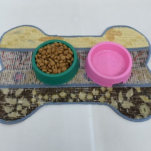 Kilim Animal Pad, Dog Mat, Rug Pet Mat, Yellow Pad, Rug Pad, Pet Lover Gift Pad, Decorative Mat, Non Slip Pad, Natural Mat,