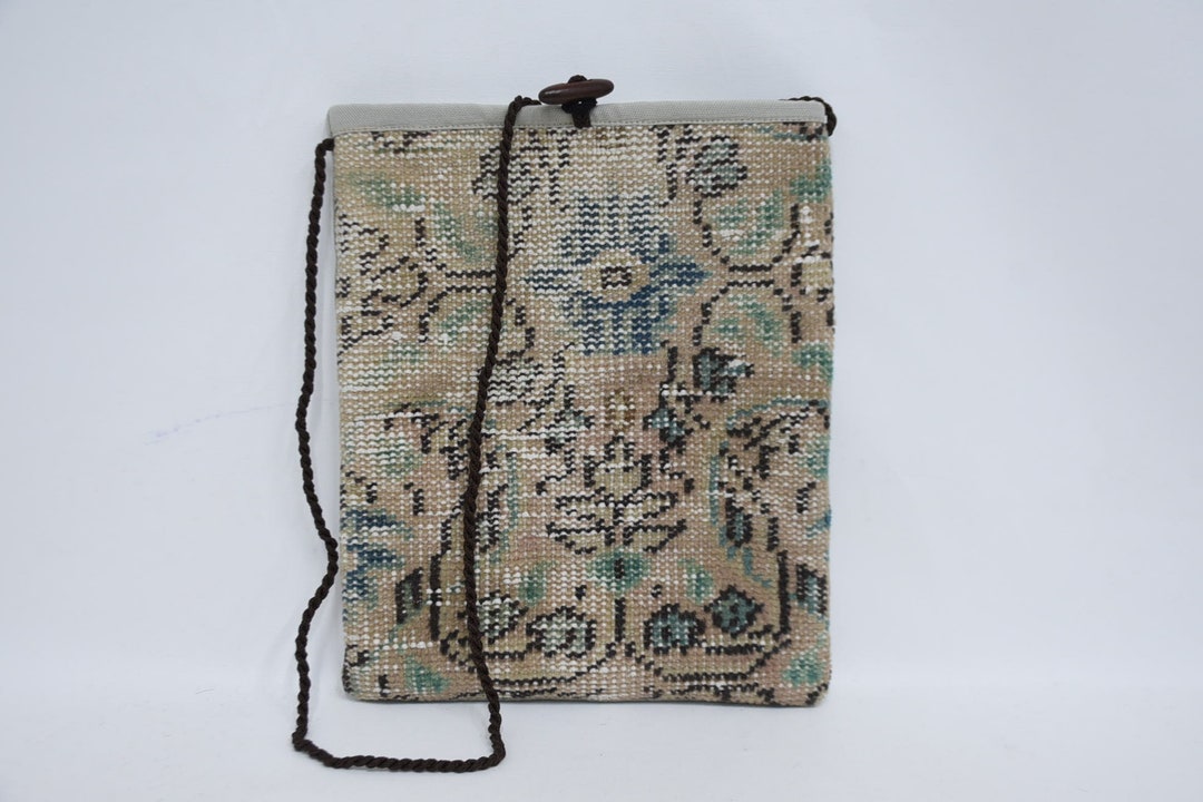POFULL Kosmetiktasche 'GG Geschenk Oma' - 23,4 X 17,3 Cm, Baumwollleinen, Mit Reißverschluss