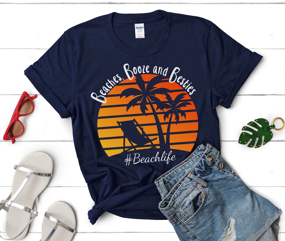 Beach Vacation Shirts for Women Beach Shirt Girls Trip Etsy