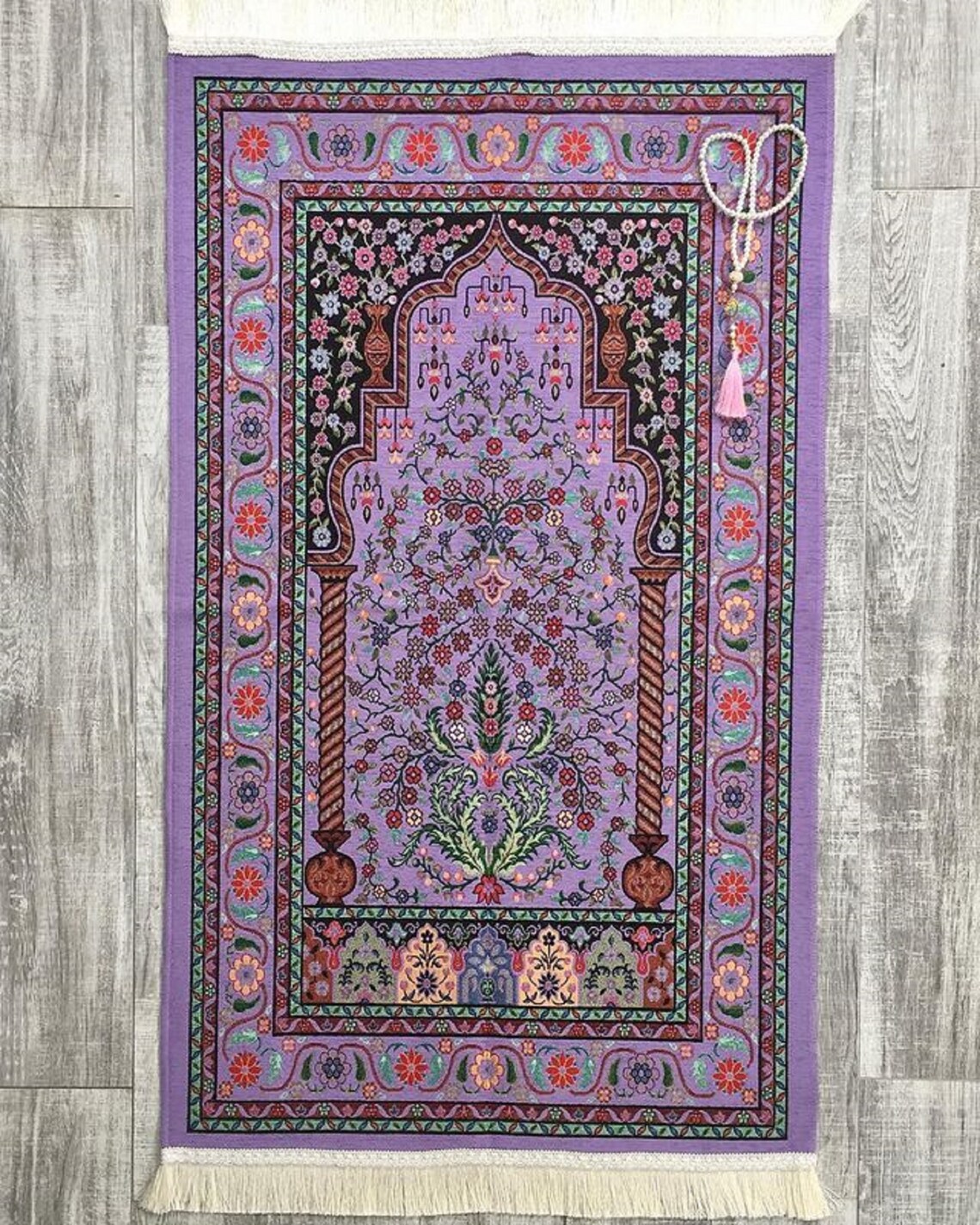 Thick Prayer Rug Floral Prayer Mat Hajj Umrah Eid Gifts For Etsy