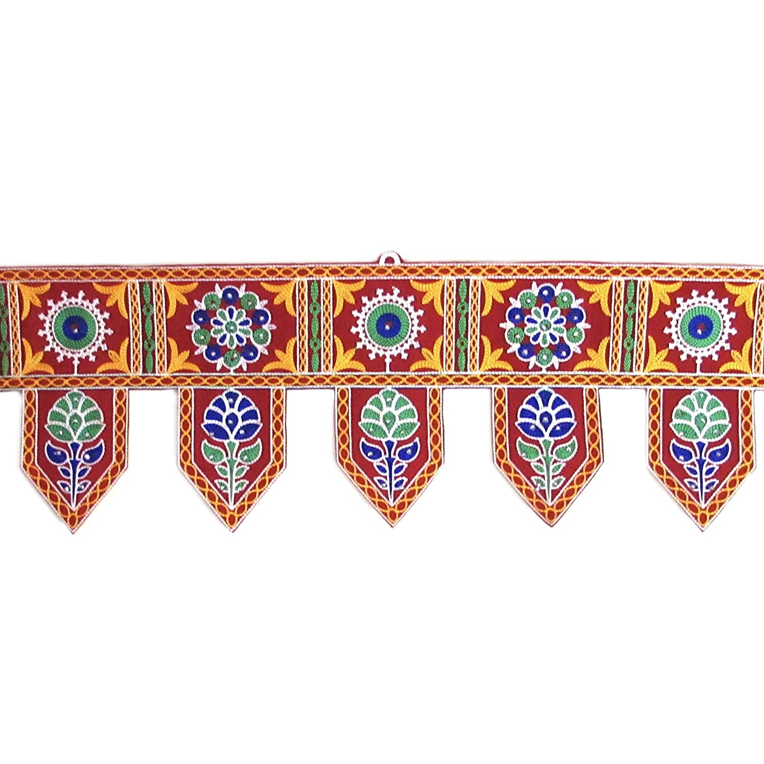 Indian Kutchi Traditional Emrodery Cotton Toran Door Hanging Etsy
