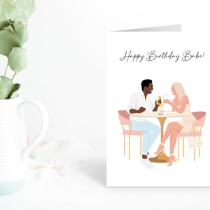 Téléchargement numérique | Modèle personnalisé pour anniversaire de couple romantique | Poster d'art mural Cartes
