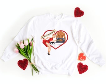 Sonja Morgan Toaster Oven RHONY Unisex Sweater - Valentine's Edition