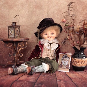 gnomo, muñeca textil autor