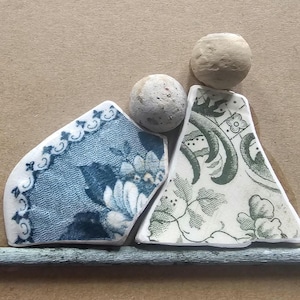 Poterie carte faite main petit pot à propos de vous tessons victoriens neuvième anniversaire Saint-Valentin romance amour voeux