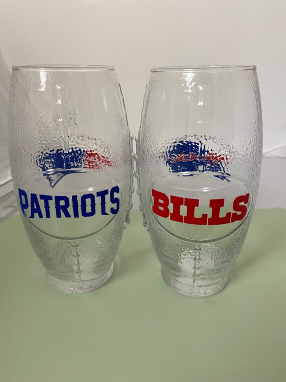 Football Shaped Team Glasses Made To Order Etsy