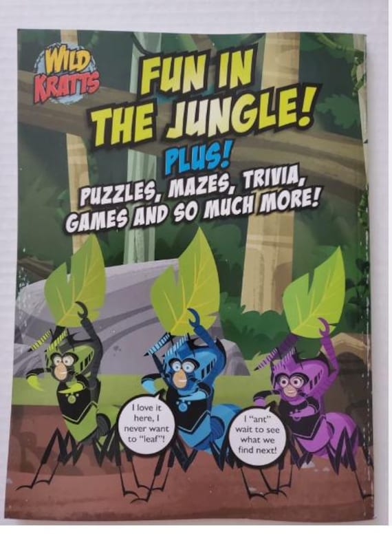 WILD Kratts Magazine Journey to the Jungle! Amazing Activities