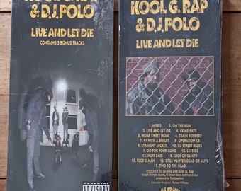 Kool G Rap & DJ Polo Live And Let Die CD NEW original longbox Pristine