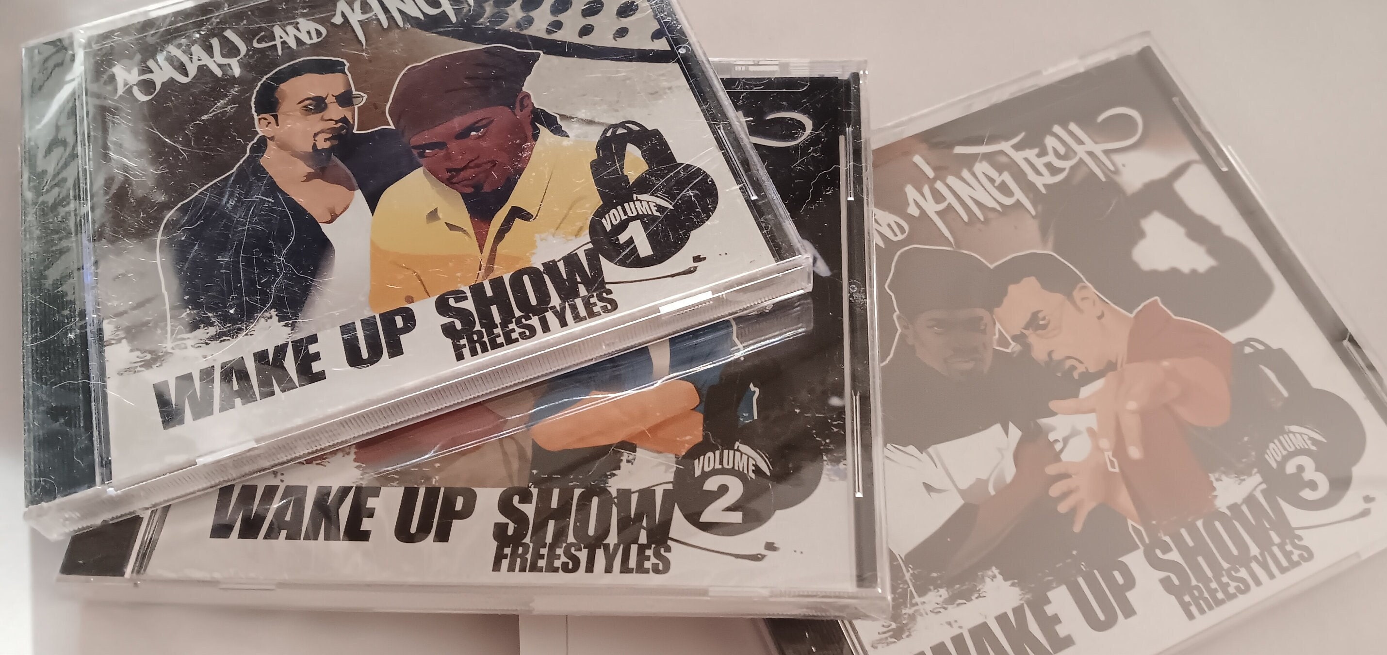 Wake up Show FREESTYLES Vol 1 2 3 NEW Cds Sway and King Tech