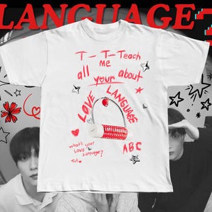 Txt inspired tshirt , love language tshirt, txt sweatshirt