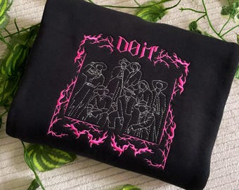 Embroidered oversized sweatshirt - SKZ