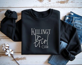 Custom Text/ Song club Embroidered Sweatshirt