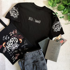 YOONGİ TSHIRT, AgustD Tour,  Suga Dragon Tshirt