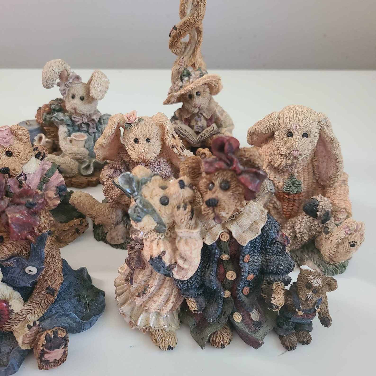 Large Assortment of Boyd's Bears Figurines Etsy