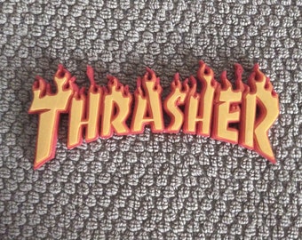 Thrasher Fire Kitchen Magnet Memorabilia Collectible Skateboarding Skateboards Skater