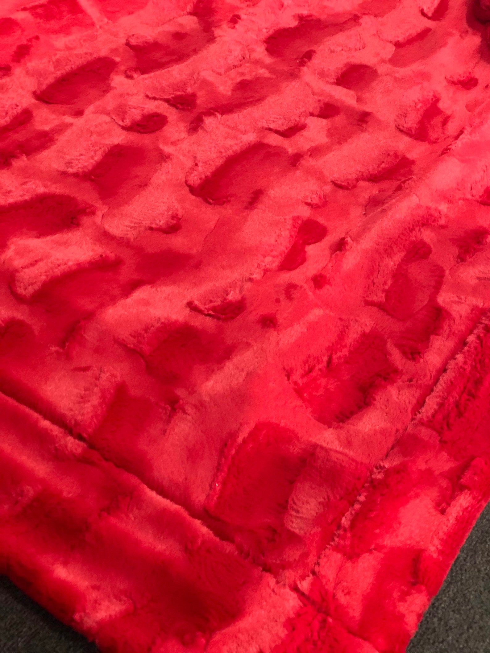 CARDINAL Hide Minky Fabric/red Minky Fabric by the Etsy UK