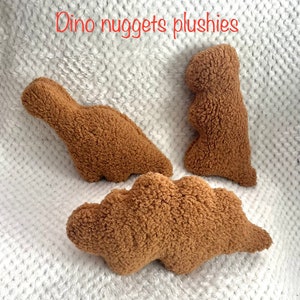 Dino nuggets plush prop Dino nugget pillow image 1