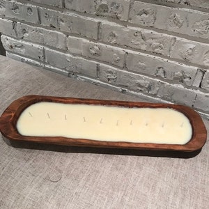Vela de baguete para tigela de massa, vela de baguete, tigela de massa, vela de fazenda, velas rústicas, vela