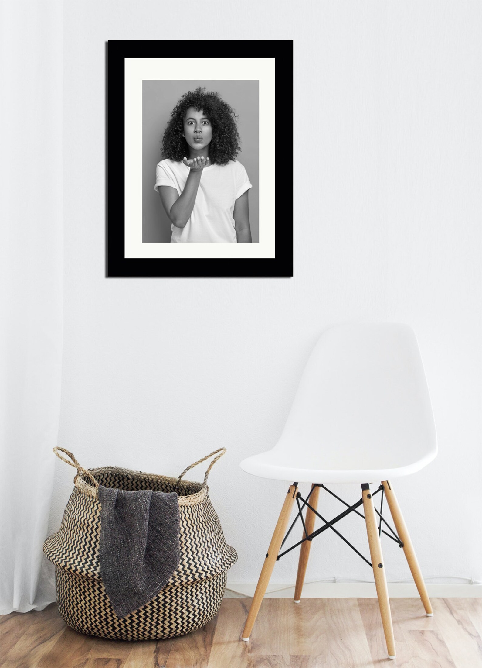 Contemporary Modern Black Picture Frame 2cm Wide Amazon Etsy