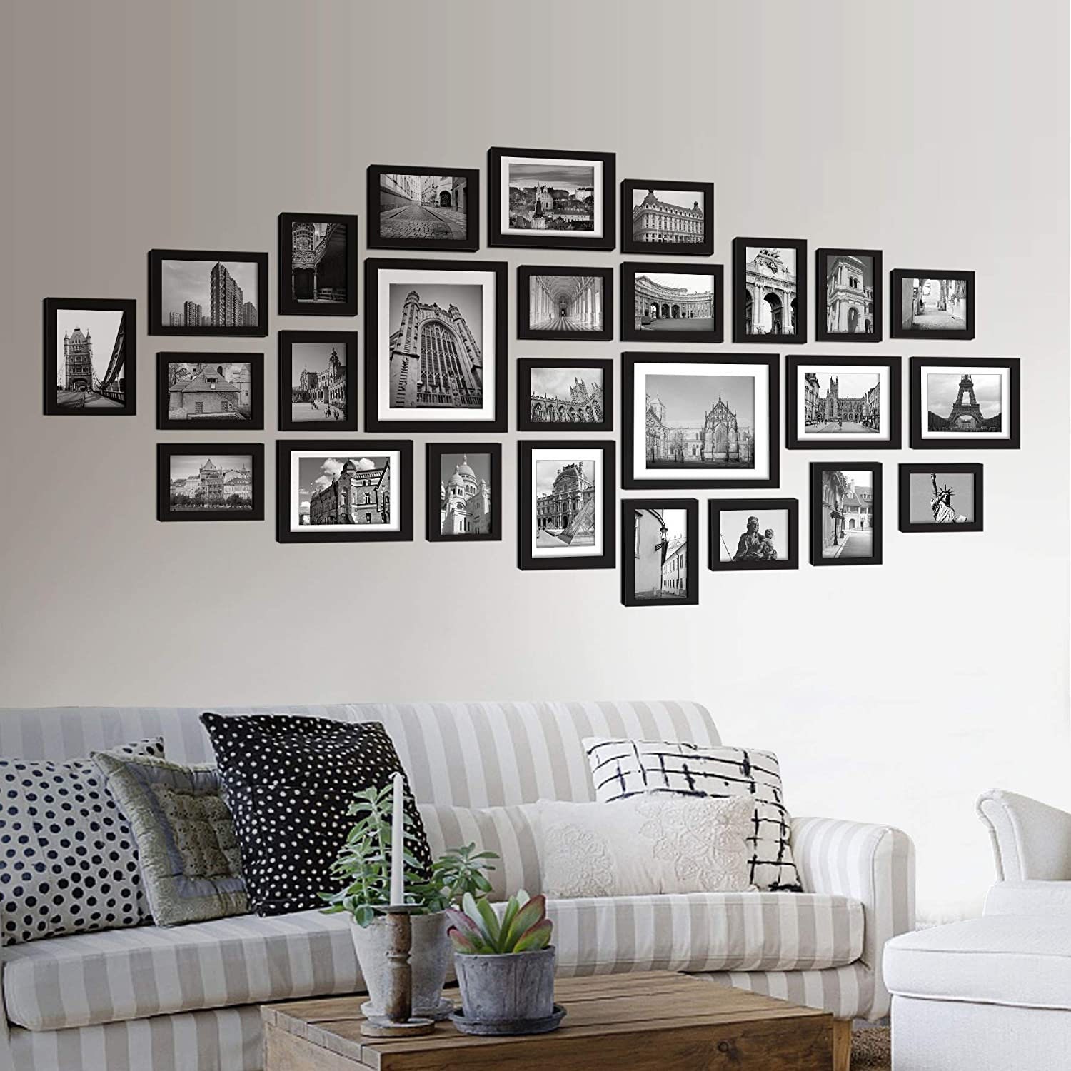 GALLERY WALL Wall Art Decor Set of 26 Frames Black Frames - Etsy Australia