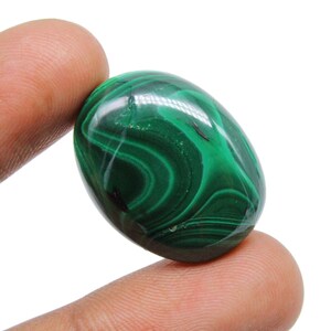 Top Quality 100% Natural Malachite Gemstone, Malachite Ring Stone Cabochon, Loose Malachite, Malachite, Malachite Cabs - 26x20x7mm