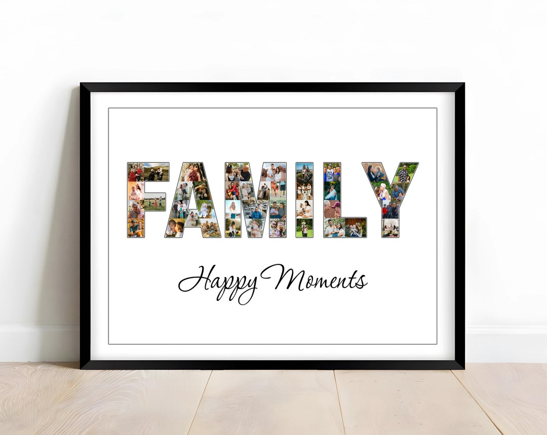 Personalized Family Photo Collage, Personalized Family Photo Collage ...