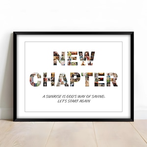 Printable Personalized Farewell Collage – Custom Goodbye Gift, Moving Cities or Retirement Keepsake, Guestbook Message Photo Art