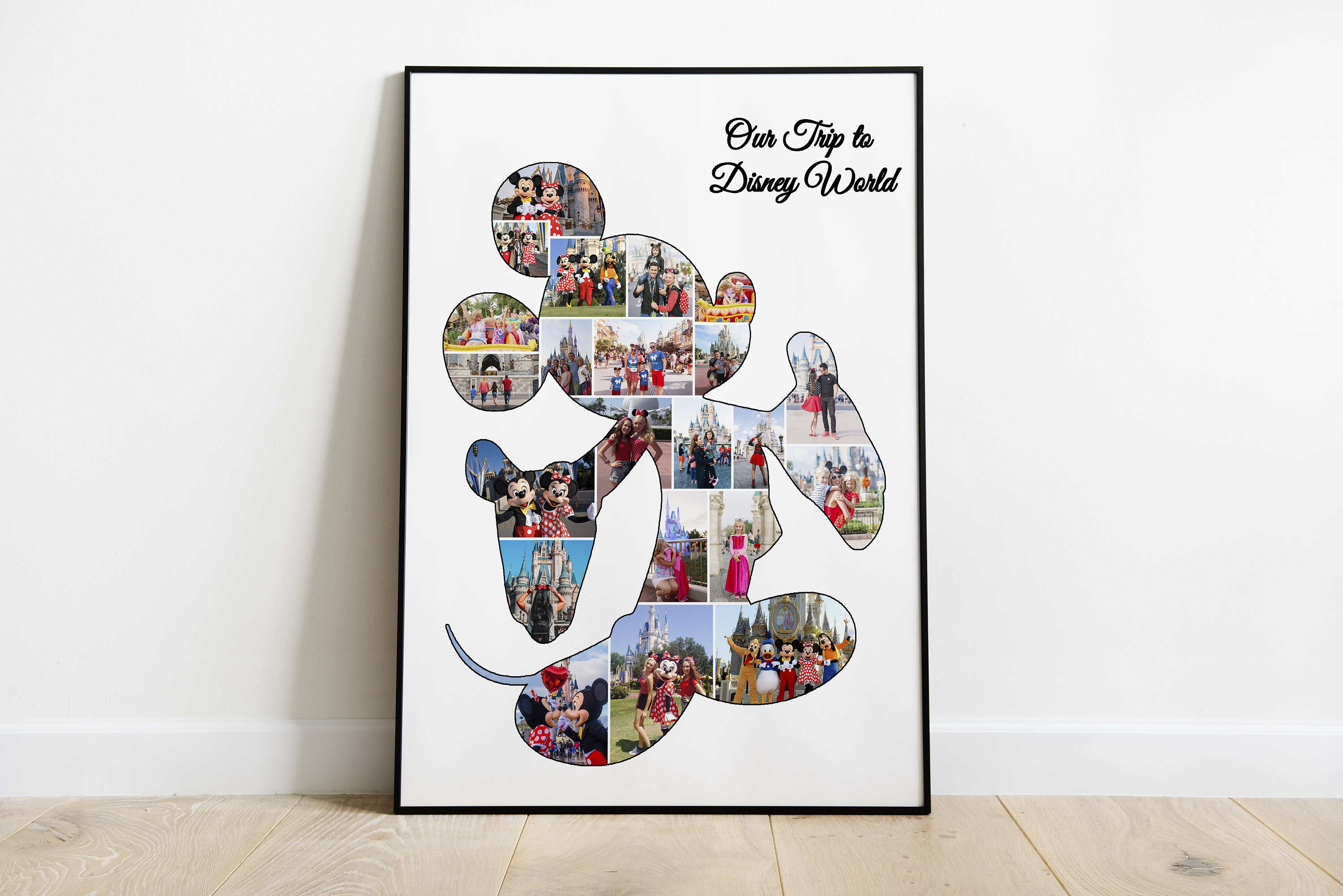 Mickey Mouse Collage, Mickey Photo Collage, Mickey Disney Lover, Disney  Photo Collage, Photo Collage Gift, Custom Collage Photo Gift, Pdf 