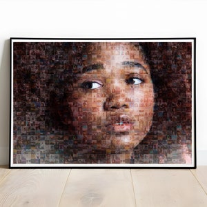 Photo Collage from your Photos, Custom Mosaic Photo Print, Personalized Mosaic, Anniversary Gifts Birthday Gifts, Couple Gifts, Wedding Gift