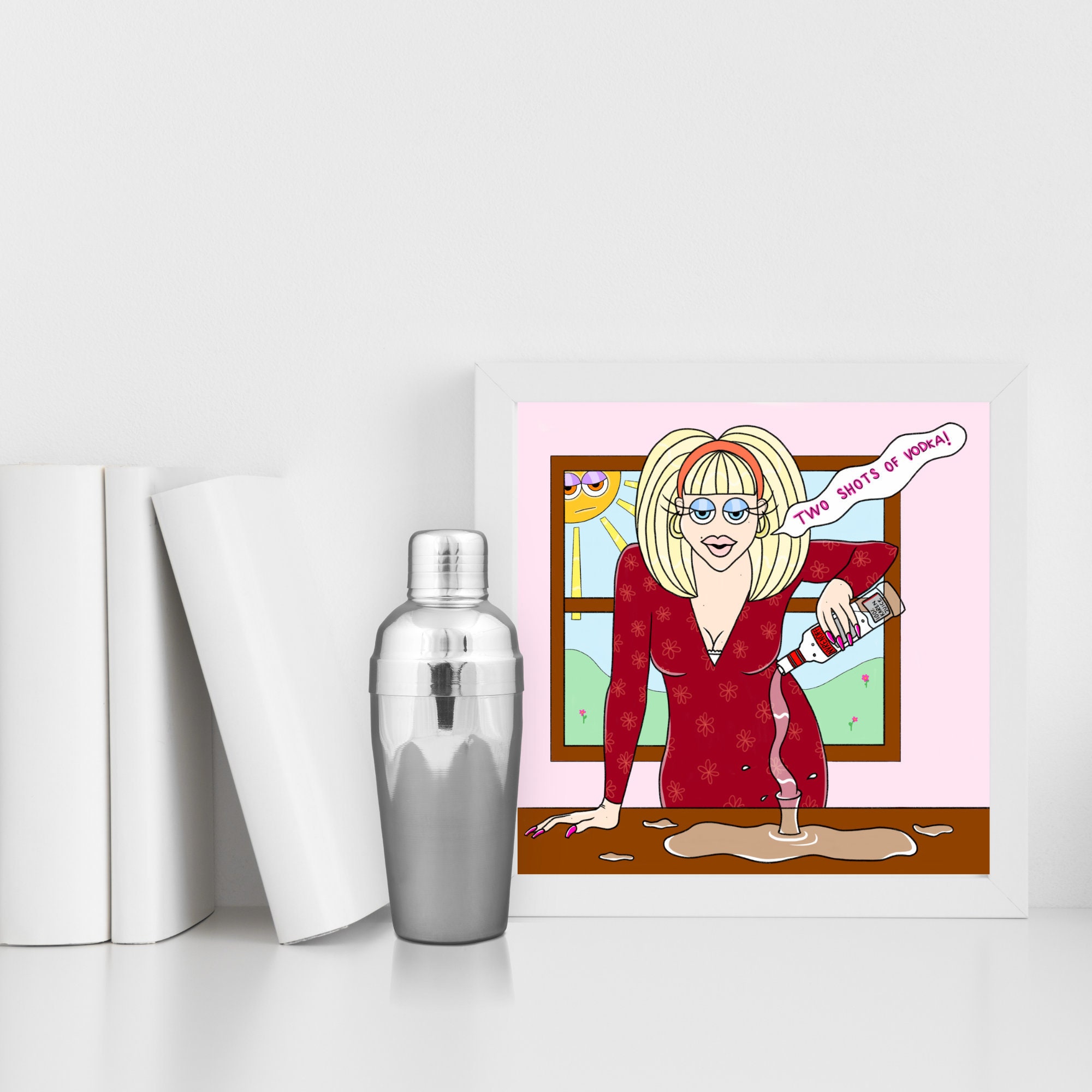 Vine Meme Two Shots Of Vodka Wall Decor Vine Vine Quotes Etsy México
