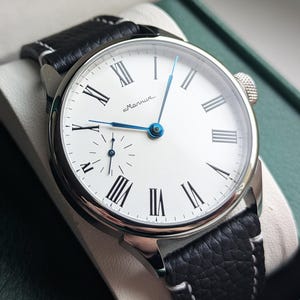Mechanical watch &quot;Molnija&quot;, movement Molnija 3602, Molnija pilot watch, vintage mens watch, marine watch, bauhaus watch, wedding watch