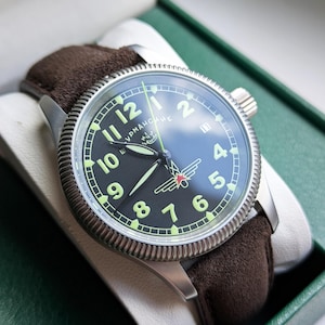 Vintage watches for men Poljot 1 MChZ., Poljot watch, military watch, Pilot watch, Sturmanskie watch, Aviator, field watch, marriage watch