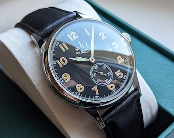 Vintage watches for men Poljot 1 MChZ, movement Pobeda ZIM. Poljot watch, military watch, Pilot watch, Sturmanskie watch, Aviator