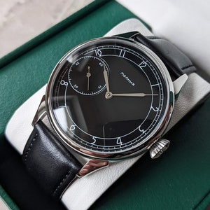 Mechanical watch &quot;Molnija&quot;, movement Molnija 3602 (1970s), Molnija pilot watch, vintage mens watch, Molniya, military watch, field watch
