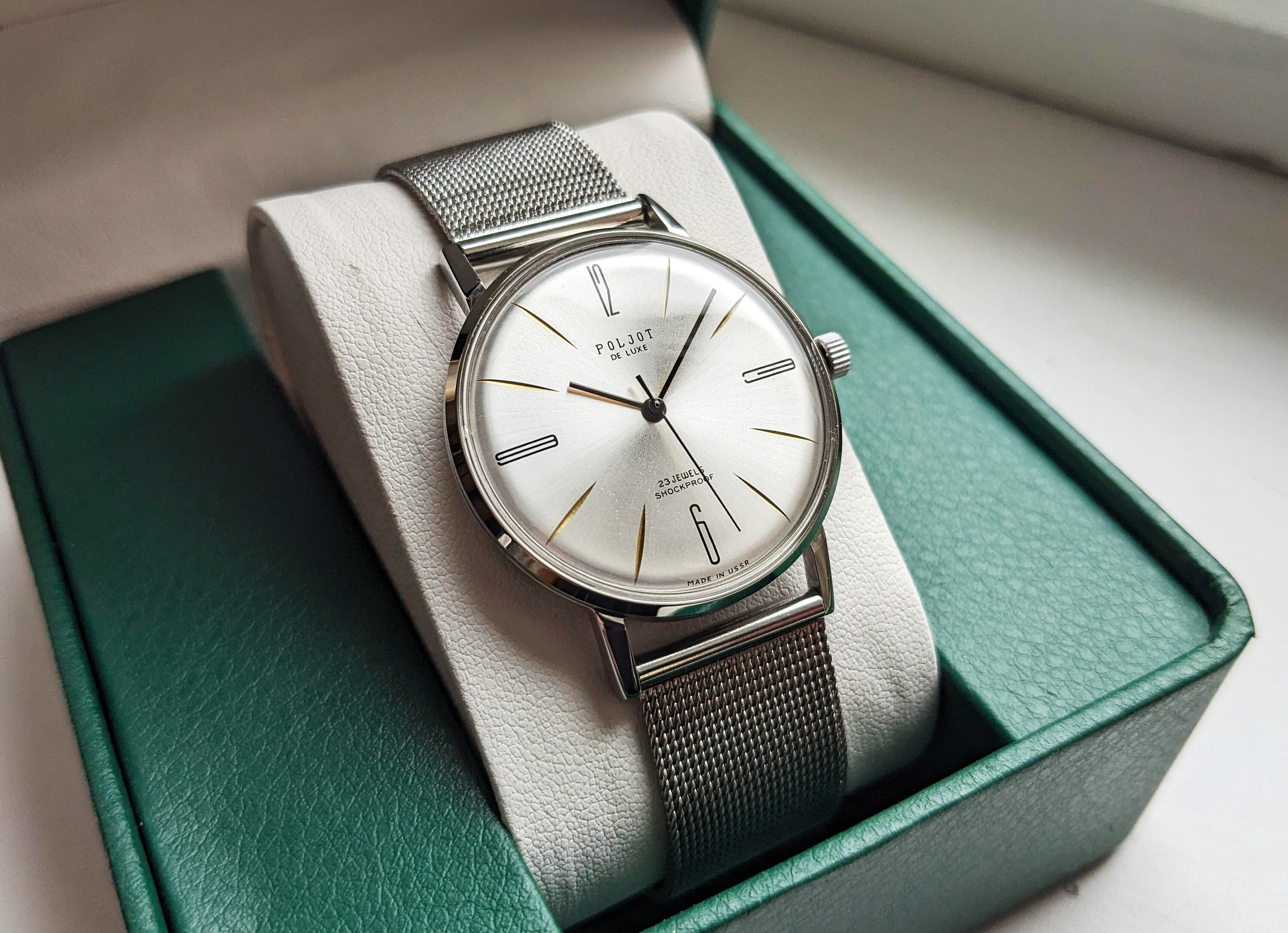 Reloj Poljot 31679 Poljot 3133 Cronógrafo Reloj De Hombre Pilotos