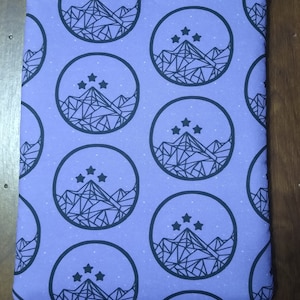 Purple ACOTAR Mountain Padded Book Sleeve with Closure