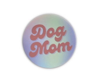Dog mom sticker, dog sticker, dog water bottle sticker, dog mom laptop sticker