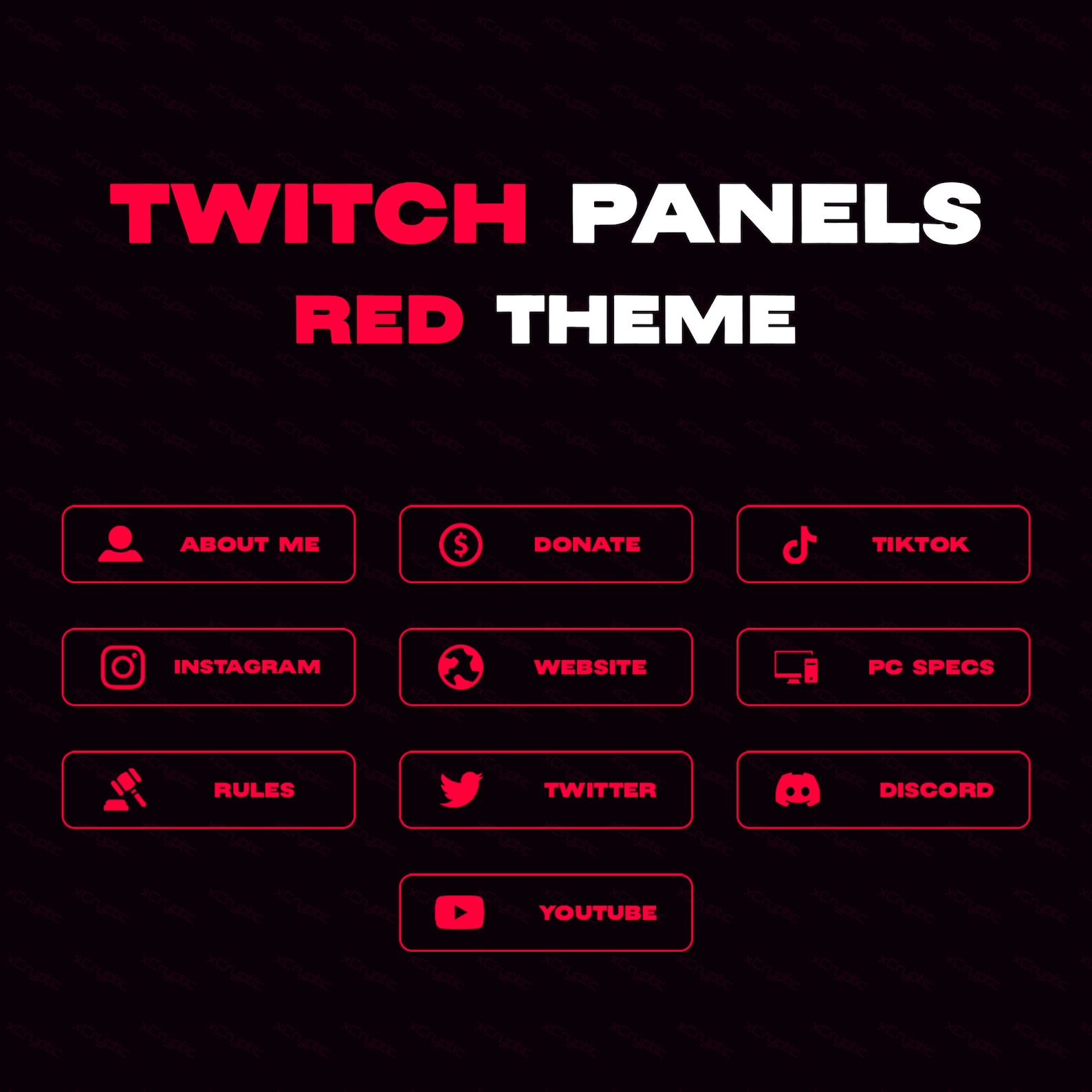 panels for twitch panels for twitch