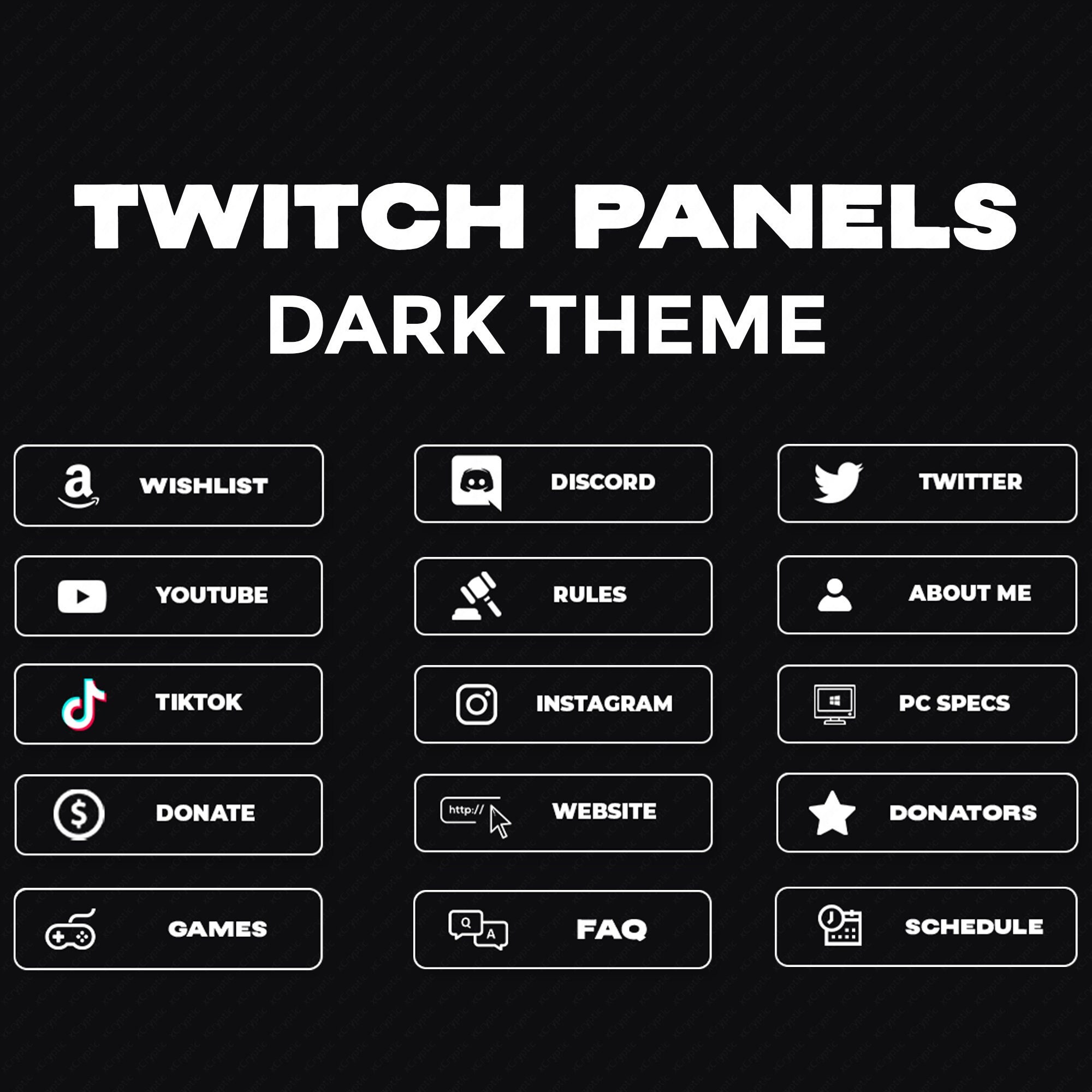 cryptocurrency twitch panel
