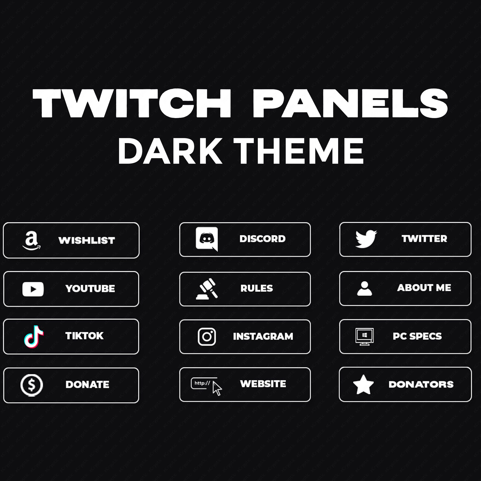 how to add panels on twitch how to add panels on twitch