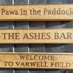 Personalised  Wood Sign / Grandad, Dad’s,The Garden, Signs, Custom Design , Wooden Plaque, Man Cave, Gift, Him, New Home