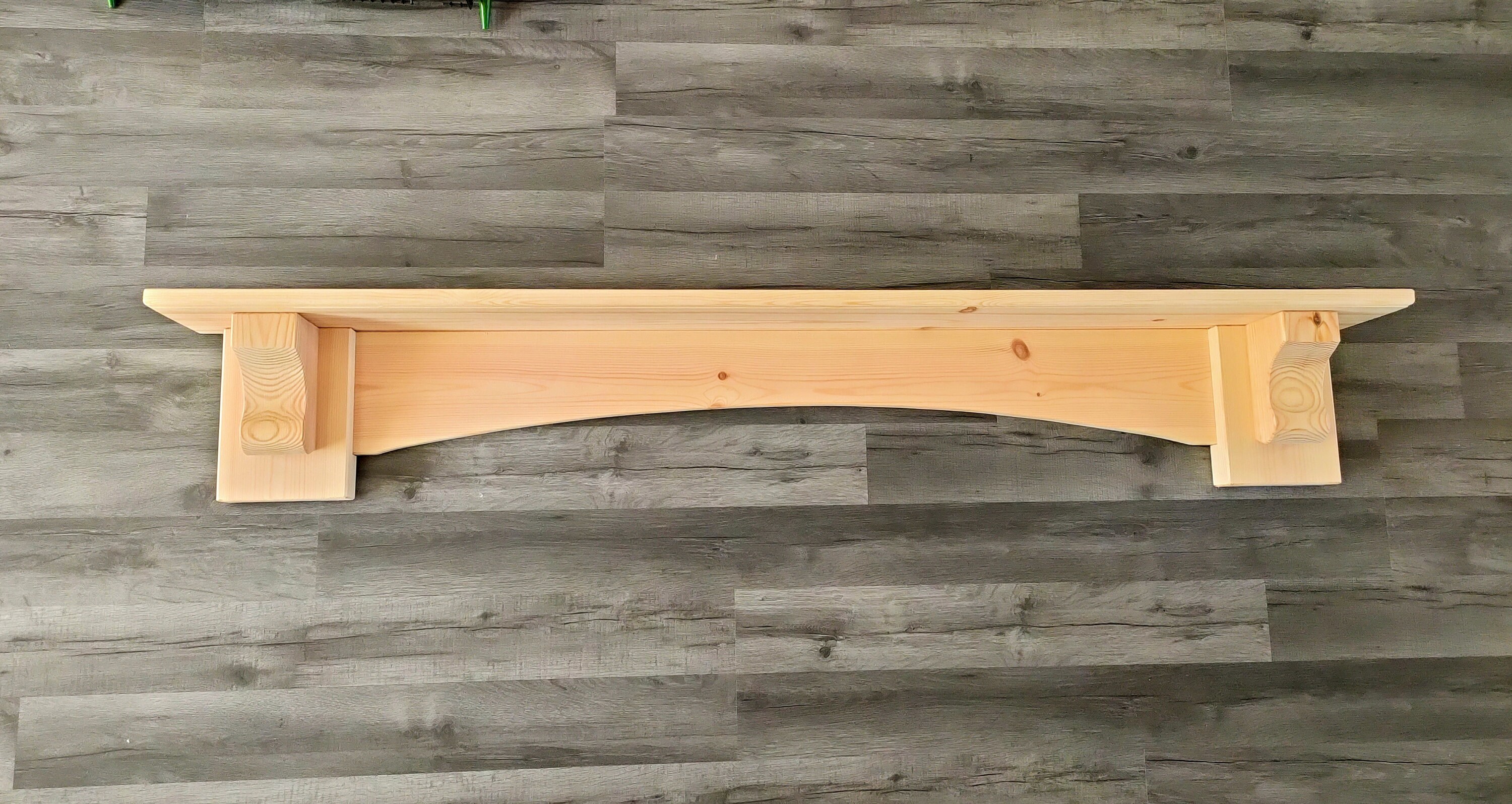 JOINERY GRADE L Shelf With Corbels I Handmade L Wooden Mantel Etsy UK