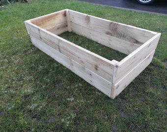 Wooden Raised Garden Bed Frames for Flower, Vegetable, Herbs - Various Sizes 30cm high