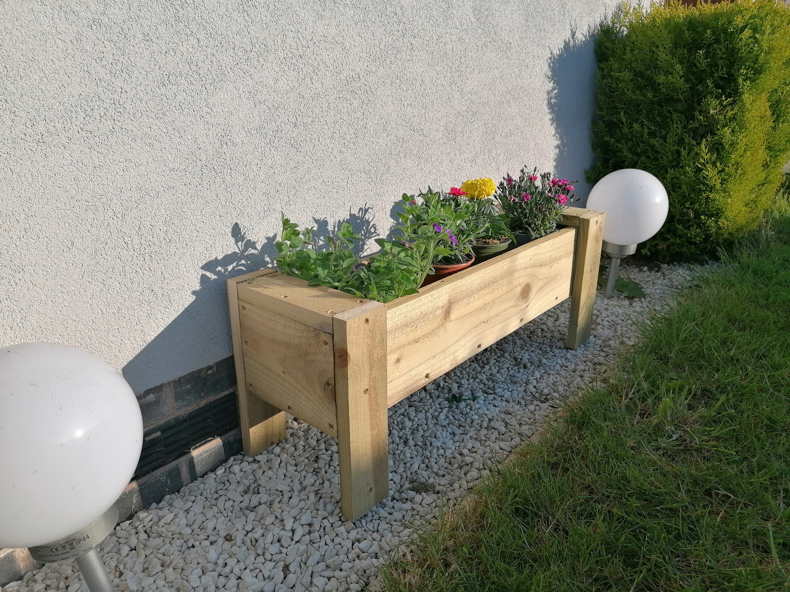Garden Herb Planter Wooden Herb Box Handmade Herb Planter | Etsy