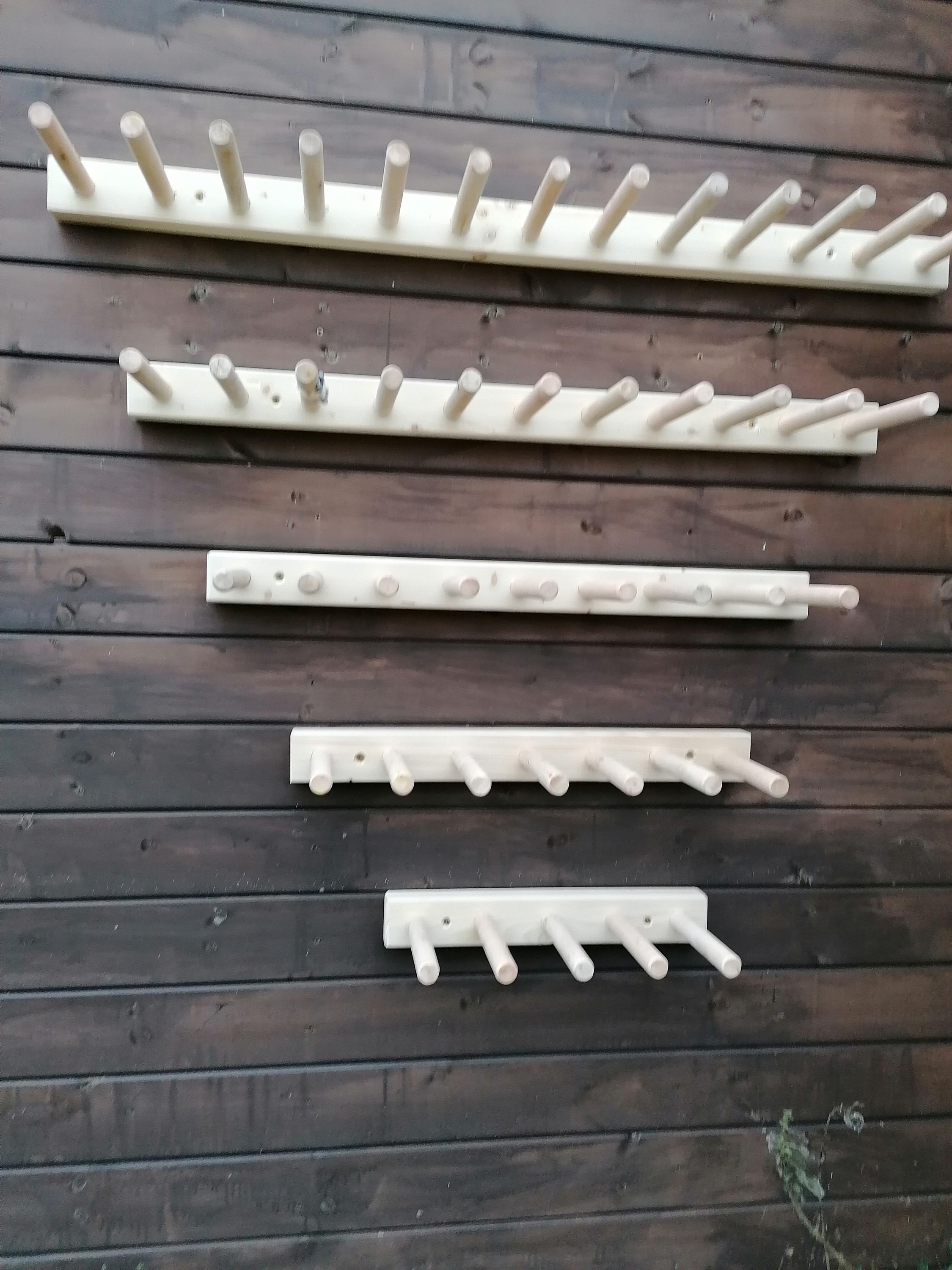 Welly Wellington Wellies Wooden Rack / Boots Holder Wall - Etsy UK